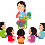 読み聞かせのイラスト